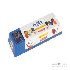 گواش 12رنگ پلاستیکی آرتلاین